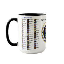 15oz aangepaste Presidenten koffie Mok door Zazz_i
