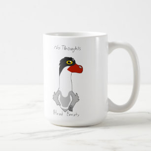 15oz Angus "Geen gedachten, hoofd leeg" Koffie Mok