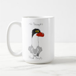 15oz Angus "No Thoughts, Head Empty" Coffee Mug Koffiemok
