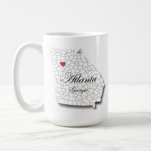 15oz Atlanta Mok, Atlanta Mok, Atlanta Coffee Mok, Koffiemok