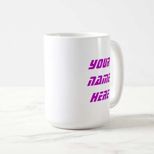  15oz Basic Style FWAS Coffee Mok (Voorkant rechts)