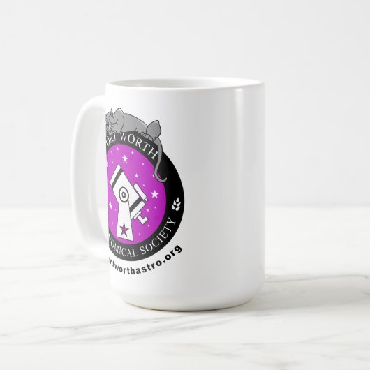  15oz Basic Style FWAS Coffee Mok (Voorkant links)