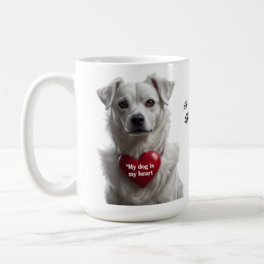 15oz Classic Mok voor Hondenliefhebbers (Links)