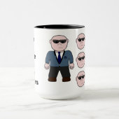 15oz gemiddelde koffiebeker met Mok voor muggers m (Midden)