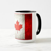 15oz Jumbo Mok Canadese vlag (Voorkant rechts)