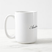 15oz Klassieke mok met aangepaste naam (Links)
