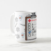 15oz Mok bloedtype koffie (Voorkant links)