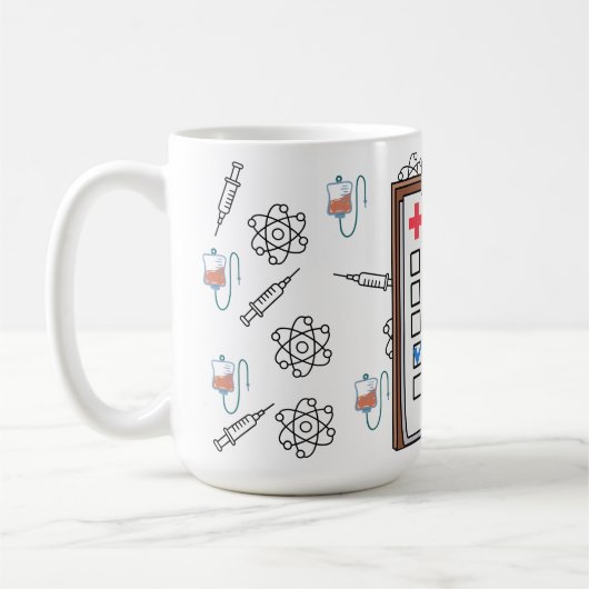 15oz Mok bloedtype koffie (Links)