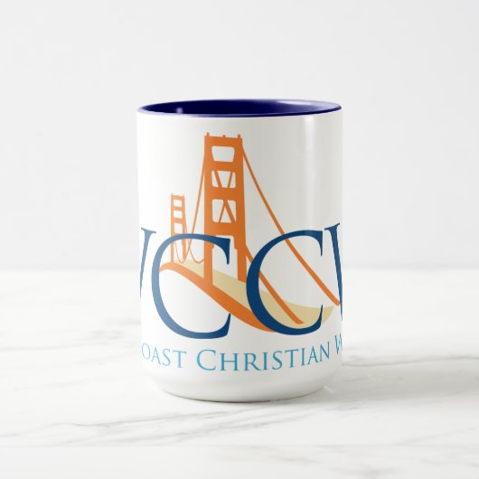 15oz Mok met de Logo van de Brug WCCW (Midden)