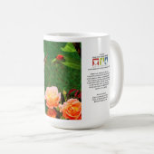 15oz Mok: Mitzy the Mariposa (hond met vleugels) Koffiemok (Voorkant rechts)