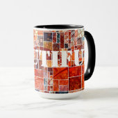 15oz Mosaic Custom Art Coffee Mok met Zazz_it (Voorkant rechts)