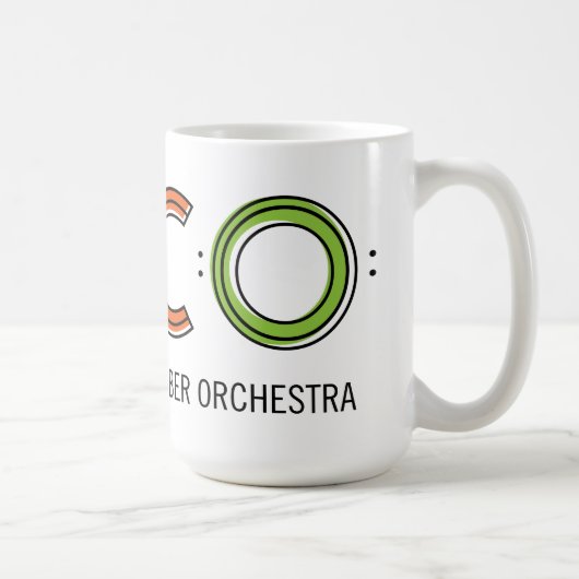 15oz TACO-Mok - Wit Koffiemok (Rechts)