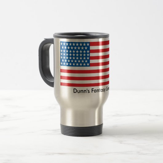 15oz Travel Mug patriotic Reisbeker (Voorkant links)