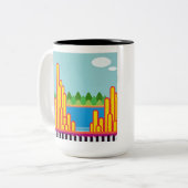 15oz Two-Tone Mok (Voorkant links)