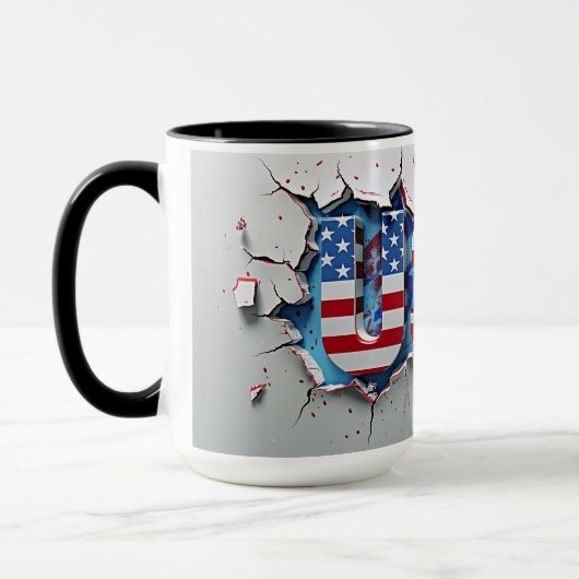 15oz USA Mok (Links)
