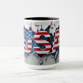 15oz USA Mok (Midden)