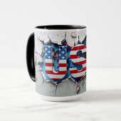 15oz USA Mok (Voorkant links)