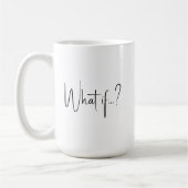 15oz witte koffie mok met inspirerend boodschap (Links)