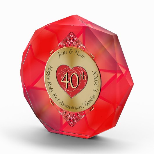 15th & 40th Ruby Fotoblok (Rechts)