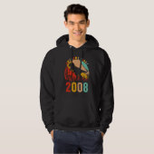 15th Bday Dinosaur T Rex Boys Retro Awesome Since  Hoodie (Voorkant volledig)