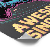 15th Birthday Boy Gift Level 15 Gamer 2011 15 Year Poster (Hoek)