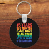 15th Birthday, Boys & Girls, Cool 15 Years Of Sleutelhanger (Voorkant)