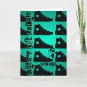 15th Birthday Custom Wenskaart met schoeisel 1 Kaart (Voorkant)