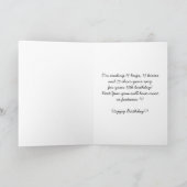 15th Birthday Custom Wenskaart met schoeisel 1 Kaart (Binnen)