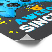 15th Birthday For Boys 15 Years Birthday Kids  Poster (Hoek)