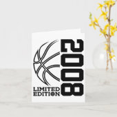 15th Birthday Sketll Limited Edition 2008 Kaart (Gele Bloem)
