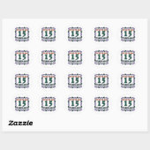 15thweddinganniversary ronde sticker (Vel)