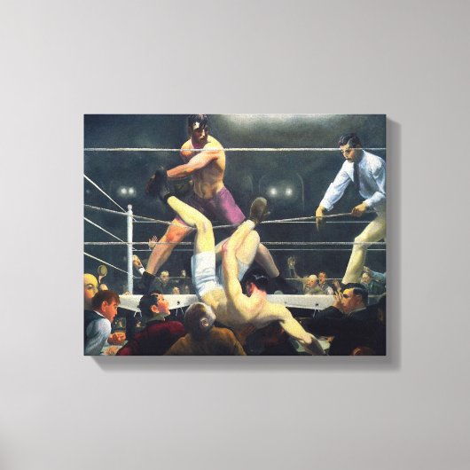 15x12  Art Sports Fight 1924 Canvas Afdruk (Voorkant)