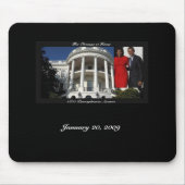 1600 Mousepad Obama Black Muismat (Voorkant)