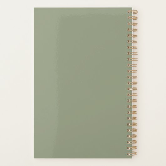 1600 Nederlandse Stilleven Bloemen Spiraal Planner (Achterkant)