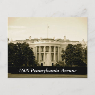 1600 Pennsylvania Avenue Briefkaart