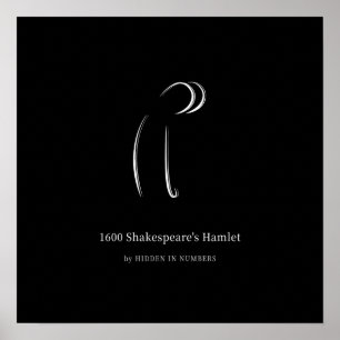 1600 Shakespeare's Hamlet Minimalistisch Poster