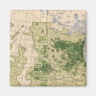160 Rogge/vierkante mijl Magneet