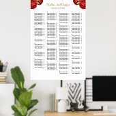 160 Rood- en goudpleisterkaart voor het trekken va Poster (Thuiskantoor)