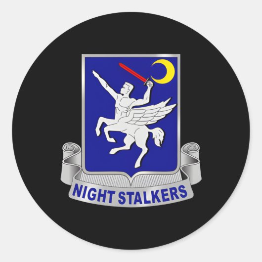 160e 160e Soar Nachtstalkers Dui Ronde Sticker (Voorkant)