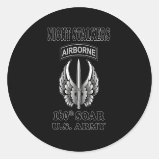 160e Soar Night Stalkers Ronde Sticker