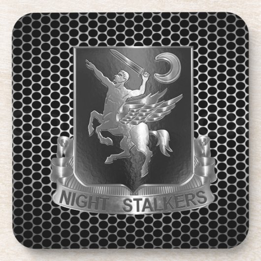 160e "SOAR NIGHTSTALKERS" Bier Onderzetter (Voorkant)