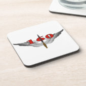 160e speciale luchtvaartregeling voor vluchtuitvoe bier onderzetter (Linkerzijde)