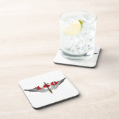 160e speciale luchtvaartregeling voor vluchtuitvoe bier onderzetter (Rechterzijde)