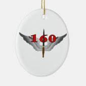 160e speciale luchtvaartregeling voor vluchtuitvoe keramisch ornament (Rechts)