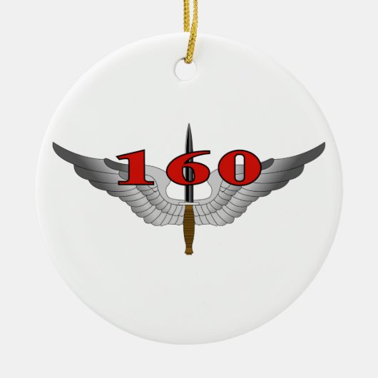 160e speciale luchtvaartregeling voor vluchtuitvoe keramisch ornament (Voorkant)