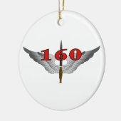 160e speciale luchtvaartregeling voor vluchtuitvoe keramisch ornament (Links)