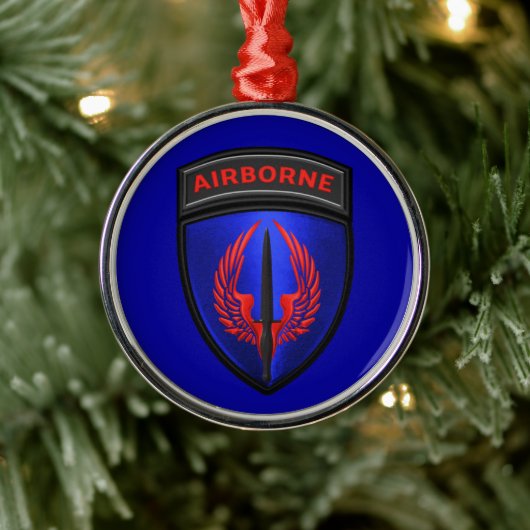 160e speciale luchtvaartregeling voor vluchtuitvoe metalen ornament (Boom)