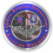 160e speciale luchtvaartregeling voor vluchtuitvoe sticker (Voorkant)