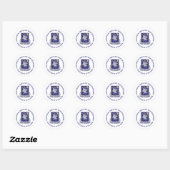 160e ZAR - Night Stalkers Ronde Sticker (Vel)