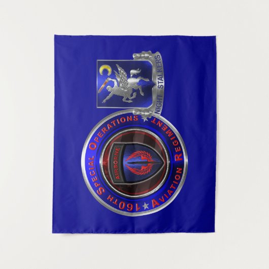 160e ZITTSTALKERS voor speciale vluchtuitvoeringen Wandkleed (Voorkant)